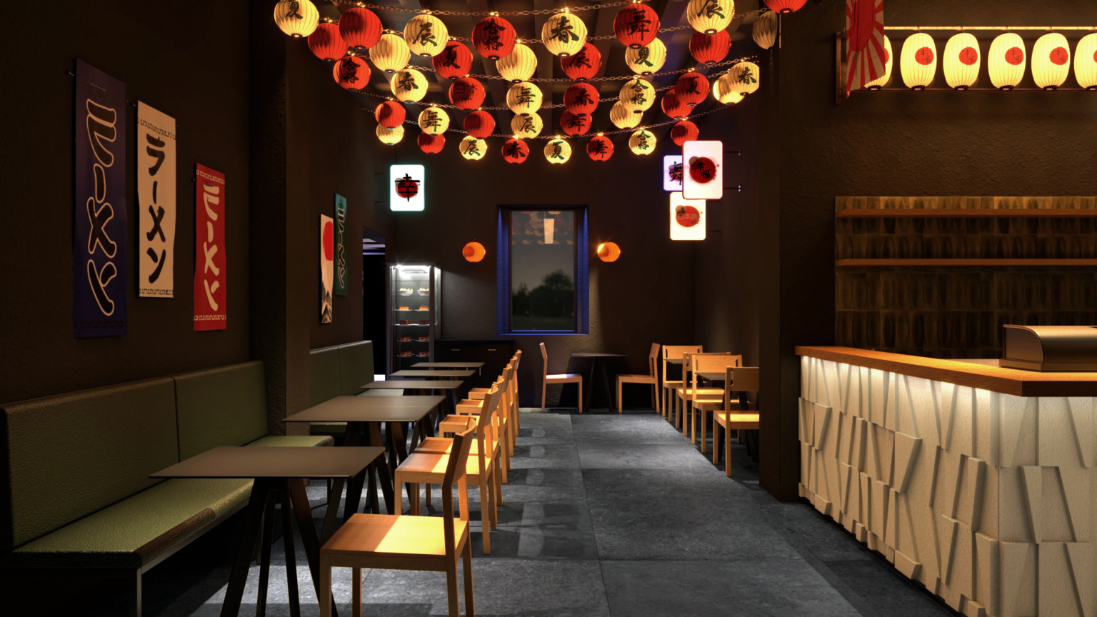 Rendering Ristorante Giapponese