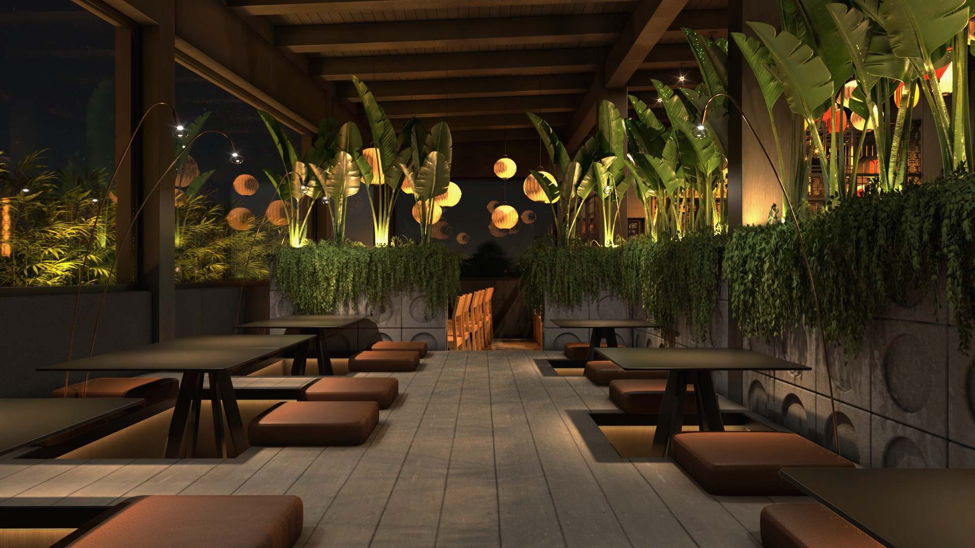 Rendering Ristorante Giapponese