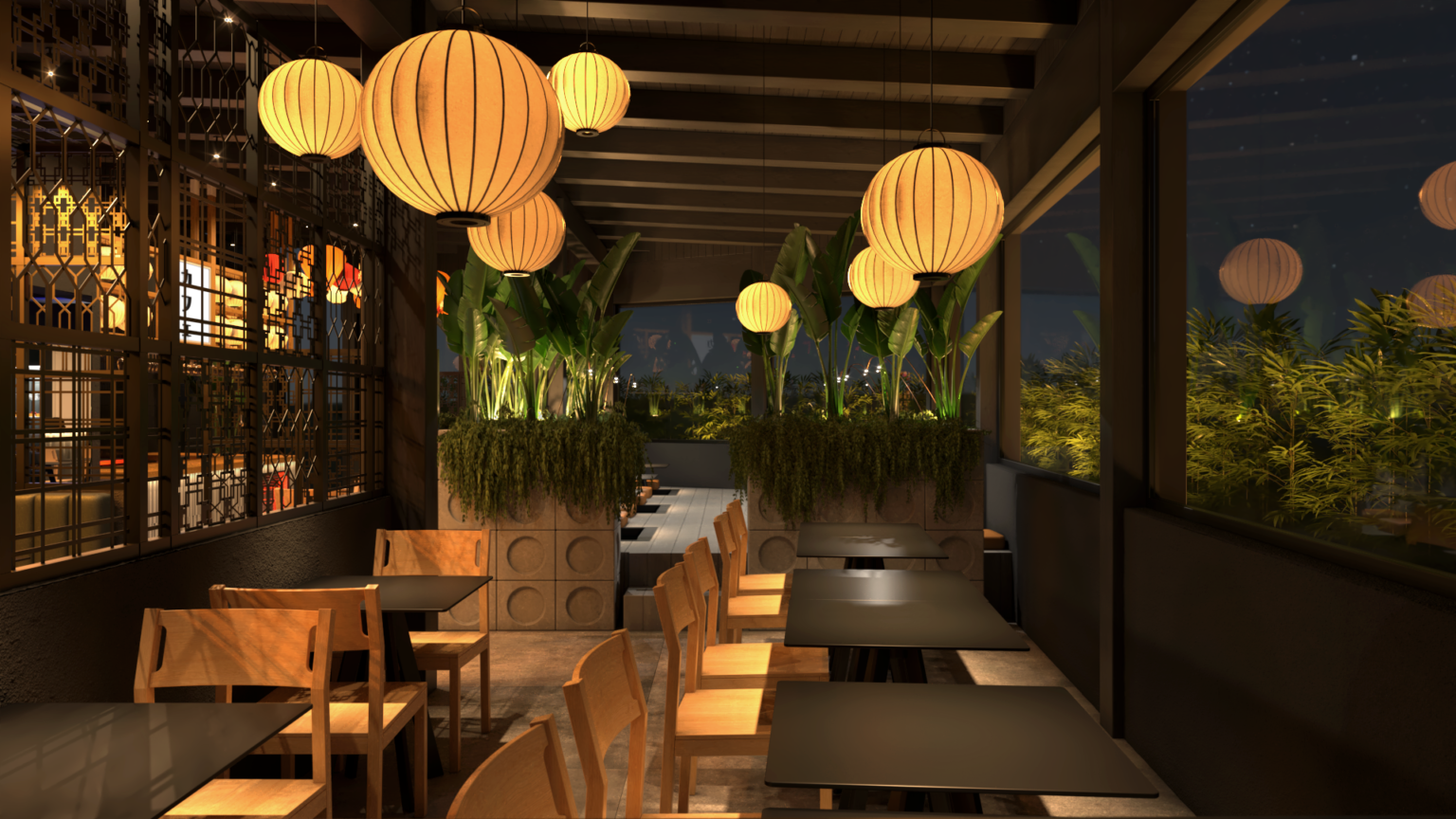 Rendering Ristorante Giapponese